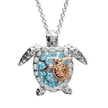 Women New Fashion Turtle Pendant Necklace Vintage Cute Sweater Chain Necklace CA Women New Fashion Turtle Pendant Necklace Vintage Cute Sweater Chain Necklace CA